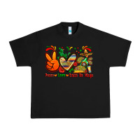 Black peace love cinco de mayo Urban Heavy Tee - Zillion Design Studio
