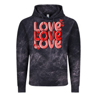 Cloud Black love valentines day Vintage Hoodie - MaliasSmallBusiness