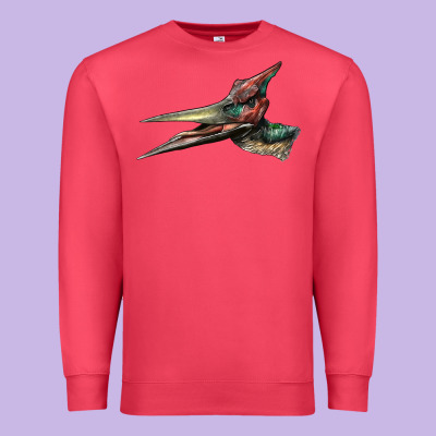 Pteranodon Face Premium Sweatshirt Designed By Lillyallendesigns