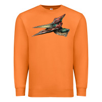 Carrot Pteranodon Face Premium Sweatshirt - LillyAllenDesigns
