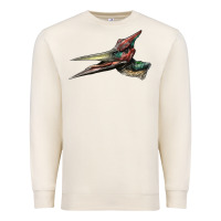 Sandshell Pteranodon Face Premium Sweatshirt - LillyAllenDesigns