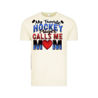 My Favorite Hockey Player Calls Me Mom Vintage Tee | Teevron