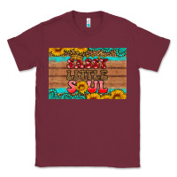 Burgundy sassy little soul  skinny metal can holder Classic Tee - HRA Design Shop