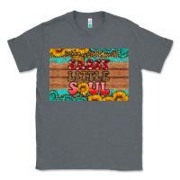 Charcoal Heather sassy little soul  skinny metal can holder Classic Tee - HRA Design Shop