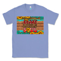 Colony Blue sassy little soul  skinny metal can holder Classic Tee - HRA Design Shop