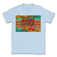 Dusty Blue sassy little soul  skinny metal can holder Classic Tee - HRA Design Shop