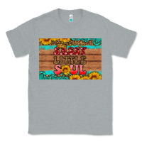 Heather Grey sassy little soul  skinny metal can holder Classic Tee - HRA Design Shop