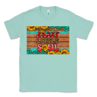 Seafoam sassy little soul  skinny metal can holder Classic Tee - HRA Design Shop
