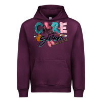 Mauve Wine Caregiver Urban Hoodie - LillyAllenDesigns