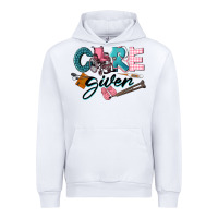 White Caregiver Urban Hoodie - LillyAllenDesigns