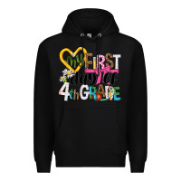Black my first day of 4th grade Premium Hoodie - NancyCooperArtShop