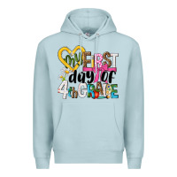 Blue Mist my first day of 4th grade Premium Hoodie - NancyCooperArtShop