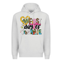 Dove Grey my first day of 4th grade Premium Hoodie - NancyCooperArtShop