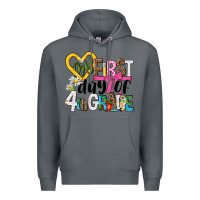 Rock my first day of 4th grade Premium Hoodie - NancyCooperArtShop