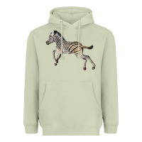 Matcha Baby Zebra Heavyweight Hoodie - LillyAllenDesigns