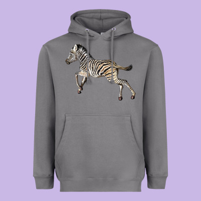 Baby Zebra Heavyweight Hoodie Designed By Lillyallendesigns