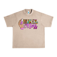 French Oak nail boss Urban Heavy Tee - BarkalooDesign