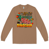 Toasted Coconut rawr means grateful in dinosaur Long Sleeve Tee - CowhideDigitalArt