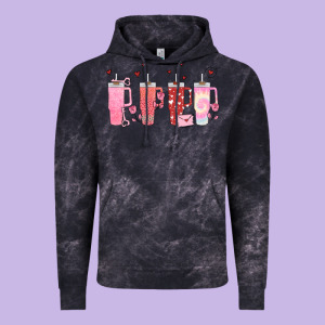 Obsessive Cup Disorder Valentines Day Vintage Hoodie Designed By Maliassmallbusiness