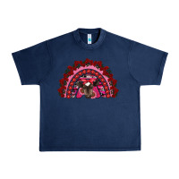 Navy valentine's day baby cow rainbow Urban Heavy Tee - RanaPortraitStore
