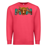 Cardinal highland cow mom Premium Sweatshirt - Jasminsmagicworld