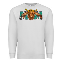 Dove Grey highland cow mom Premium Sweatshirt - Jasminsmagicworld