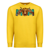 Lemon highland cow mom Premium Sweatshirt - Jasminsmagicworld