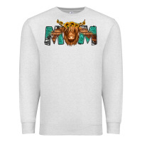 Highland Cow Mom Premium Sweatshirt | Teevron