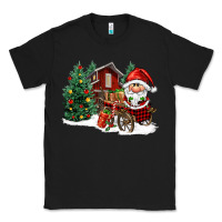 Black christmas gnomes barnyard Classic Tee - FaDigitalArtStudio