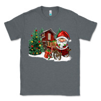 Charcoal Heather christmas gnomes barnyard Classic Tee - FaDigitalArtStudio