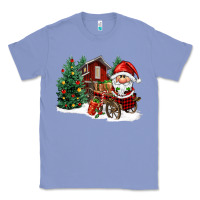 Colony Blue christmas gnomes barnyard Classic Tee - FaDigitalArtStudio