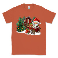 Copper christmas gnomes barnyard Classic Tee - FaDigitalArtStudio