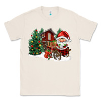Natural christmas gnomes barnyard Classic Tee - FaDigitalArtStudio