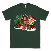 Sports Green christmas gnomes barnyard Classic Tee - FaDigitalArtStudio