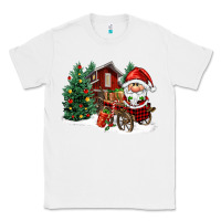 White christmas gnomes barnyard Classic Tee - FaDigitalArtStudio