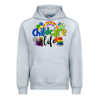 Heather Grey Childcare Life Urban Hoodie - LillyAllenDesigns