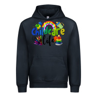 Navy Childcare Life Urban Hoodie - LillyAllenDesigns