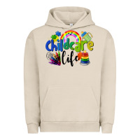 Pigment French Oak Childcare Life Urban Hoodie - LillyAllenDesigns