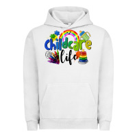 Pigment Lunar Rock Childcare Life Urban Hoodie - LillyAllenDesigns