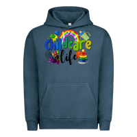 Pigment Midnight Navy Childcare Life Urban Hoodie - LillyAllenDesigns