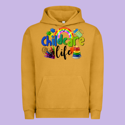 Childcare Life Urban Hoodie Designed By Lillyallendesigns