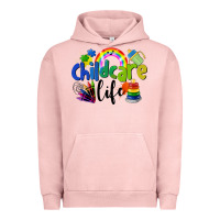 Pigment Salmon Childcare Life Urban Hoodie - LillyAllenDesigns