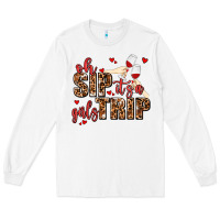 White oh sip its a girls trip Long Sleeve Tee - AdoDesignShop