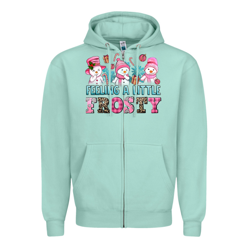 Feelin' A Little Frosty Zipper Hoodie by AdoDesignShop | Teevron
