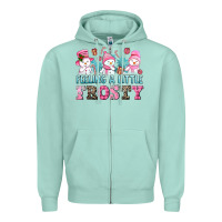 Seafoam feelin' a little frosty Zipper Hoodie - AdoDesignShop