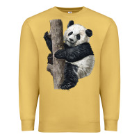 Antique Gold Giant Panda Premium Sweatshirt - LillyAllenDesigns