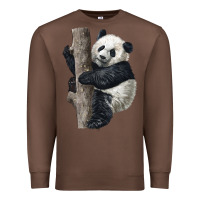 Chestnut Giant Panda Premium Sweatshirt - LillyAllenDesigns