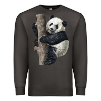 Smoke Giant Panda Premium Sweatshirt - LillyAllenDesigns