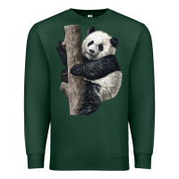 Sports Green Giant Panda Premium Sweatshirt - LillyAllenDesigns