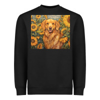Black golden retriever Heavyweight Sweatshirt - Unal Design